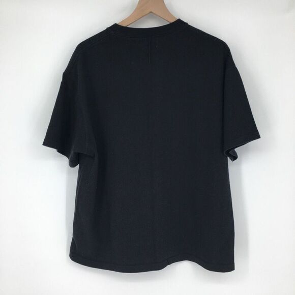 3.Paradis Shirt Men's XL black apple logo tee crew neck graphic embroidered #k - Picture 6 of 6
